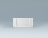 Schönwald, Fine Dining - Platte, rechteckig, Fahne, weiss, uni, 36 x 15,8 cm Schönwald, Fine Dining - Platte, rechteckig, Fahne, weiss, uni, 36 x 15,8 cm
