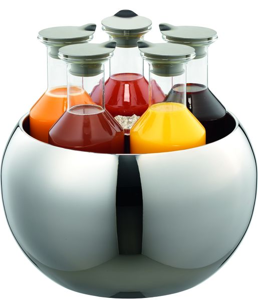 CARAFINE Getränke-Set Quintet Poliert 5 x 1,2 ltr., Kunststoffkaraffen, L: 350 mm, B: 350 mm, H: 330 mm