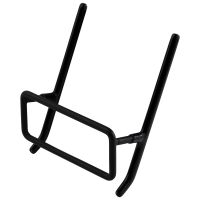 Deckelhalter m. Antirutschbeschichtung, 2er Set, Edelstahl, PVC schwarz, 10,5 x 8,5 cm, H: 3,5 cm Deckelhalter m. Antirutschbeschichtung, 2er Set, Edelstahl, PVC schwarz, 10,5 x 8,5 cm, H: 3,5 cm