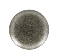 Churchill, Raku : Quartz Black - Teller flach Coup, 26 cm Churchill, Raku : Quartz Black - Teller flach Coup, 26 cm