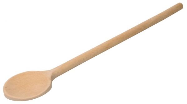 Kochlöffel, rund, Buchenholz, L: 36 cm, D: 5,3 cm