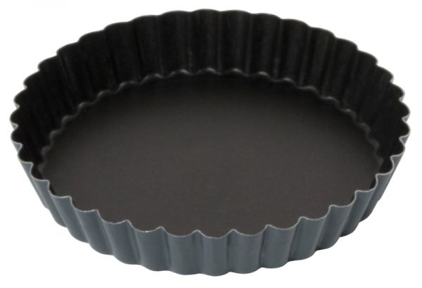 Antihaft-Tarteletteform, PFTE beschichtet, Stahl, D: 10,5 cm, H: 1,8 cm