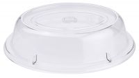 Tellerglocke, klar, oval, mit Griffloch, Polycarbonat, 26,5 x 20 x 6,5 cm Tellerglocke, klar, oval, mit Griffloch, Polycarbonat, 26,5 x 20 x 6,5 cm