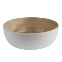 Schale FRIDA, D: 21,5 cm, H: 7,5 cm, Melamin, innen: Holzoptik Schale FRIDA, D: 21,5 cm, H: 7,5 cm, Melamin, innen: Holzoptik