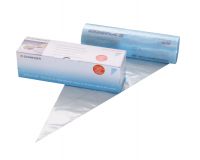 Einweg- Spritzbeutel, gerollt, 530 x 275 mm, 75 my, 100 Stück/ Box, Farbe: blau Einweg- Spritzbeutel, gerollt, 530 x 275 mm, 75 my, 100 Stück/ Box, Farbe: blau