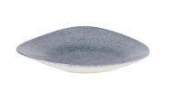 Churchill, Raku : Topaz Blue - Schale flach dreieckig, 23,8 x 15,8 cm Churchill, Raku : Topaz Blue - Schale flach dreieckig, 23,8 x 15,8 cm