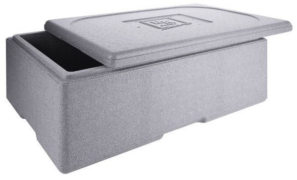 Thermobox GN 1/1, graues EPS, I: 33 ltr., 60 x 40 x 24,5 cm
