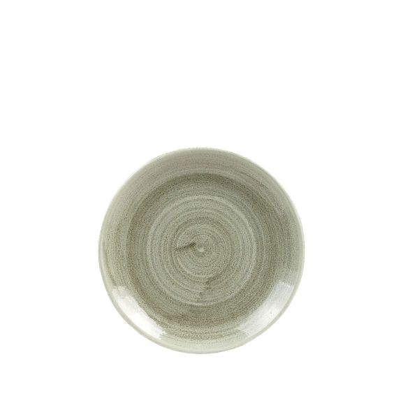 Churchill, Stonecast Patina : Burnished Green - Teller flach Coup, 16,5 cm