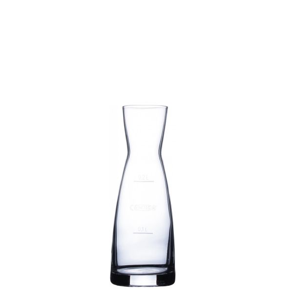 Karaffe Ypsilon Trasparente m. Füllstrich 0.20 ltr. |-|, Inhalt: 285 ml, H: 165 mm, D: 65 mm