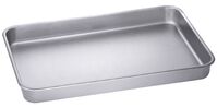 Schale rechteckig, EdSt. 18/10, matt poliert, 45 x 30 x 5 cm, I: 6 ltr. Schale rechteckig, EdSt. 18/10, matt poliert, 45 x 30 x 5 cm, I: 6 ltr.