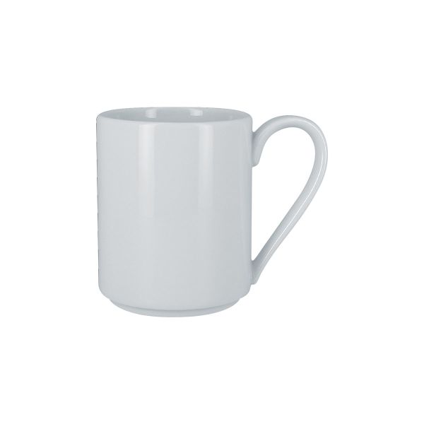 Kaffeebecher stapelbar, uni, weiss, 8 x 10 cm/ 0,36 ltr.