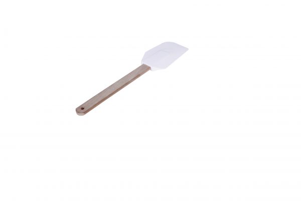 Stielschaber mit Holzgriff aus Buche, 39 cm, Laffe Gummi