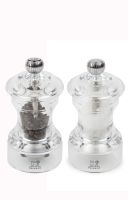 Peugeot : Bistro Duo - Pfeffer- und Salzmühle, manuelle Acryl-Mühle, Größe: 10 cm, Farbe: acryl Peugeot : Bistro Duo - Pfeffer- und Salzmühle, manuelle Acryl-Mühle, Größe: 10 cm, Farbe: acryl