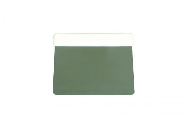 Abstecher, Edelstahl, 110 x 120 mm, weicher Griff (weiss) HDPE