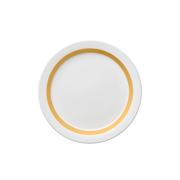 Bauscher Care, Invita Colors : 425344 Pinselband Sonnengelb - Teller flach Fahne, 20 cm