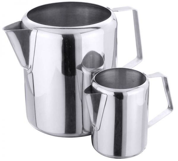 Milchkanne, Edelstahl, I: 0,5 ltr., D: 8,5 cm, H: 11 cm