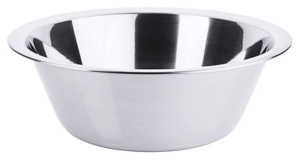 Schüssel, tief, konisch, I: 5,5 ltr., D: 29 cm, H: 12 cm, Edelstahl
