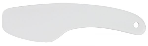 Teigspatel, weißem ABS, 19 x 5 cm