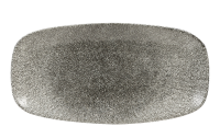 Churchill, Raku : Quartz Black - Platte rechteckig, 35,5 x 18,9 cm Churchill, Raku : Quartz Black - Platte rechteckig, 35,5 x 18,9 cm