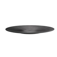 Servierplatte NERO, Melamin, D: 50 cm, H: 3,5 cm, Fb. schwarz Servierplatte NERO, Melamin, D: 50 cm, H: 3,5 cm, Fb. schwarz