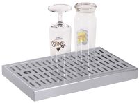 Tropfbleche, Abtropfen von Gläsern, Edelstahl, 30 x 20 cm Tropfbleche, Abtropfen von Gläsern, Edelstahl, 30 x 20 cm