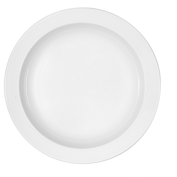 Bauscher, B1100 - Teller tief Fahne, weiss, uni, 21 cm/ 0,42 ltr.