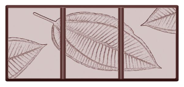 Schokoladen- Form, 275 x 135 mm, 2 x 2 Stück 114 x 50 x 8 cm