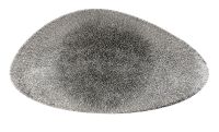 Churchill, Raku : Quartz Black - Chefs Platte dreieckig, 35 x 19 cm Churchill, Raku : Quartz Black - Chefs Platte dreieckig, 35 x 19 cm