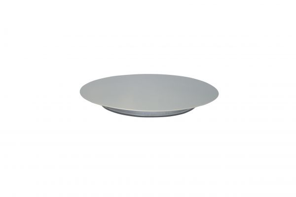 Tortenplatte mit Ringfuss, D: 240 mm, Edelstahl