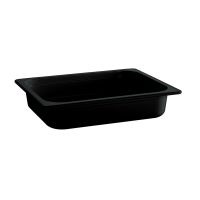 GN 1/2 Behälter FRIENDLY, PET, 32,5 x 26,5 cm, Tiefe: 65 mm, I: 3,4 ltr., Farbe: schwarz GN 1/2 Behälter FRIENDLY, PET, 32,5 x 26,5 cm, Tiefe: 65 mm, I: 3,4 ltr., Farbe: schwarz