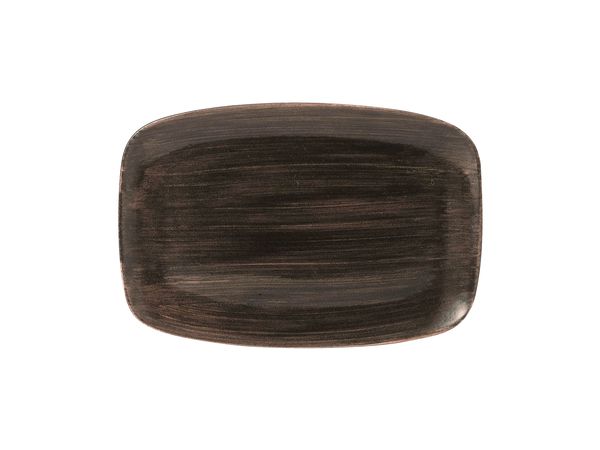Churchill, Stonecast Patina : Iron Black - Chefs Platte rechteckig, 34,4 x 23,4 cm