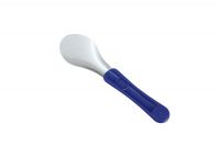 Eisspachtel kleines Modell - 260 mm, Edelstahl, Kunststoffgriff in Farbe: blau Eisspachtel kleines Modell - 260 mm, Edelstahl, Kunststoffgriff in Farbe: blau