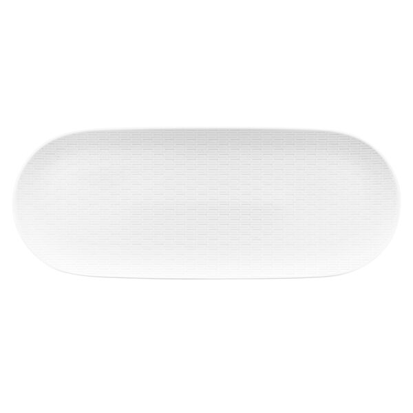 Bauscher, Scope : Linea - Platte oval coup, relief, 46,2 x 18,2 cm