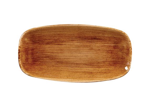 Churchill, Stonecast Patina : Vintage Copper - Chefs Platte rechteckig, 35,5 x 18,9 cm