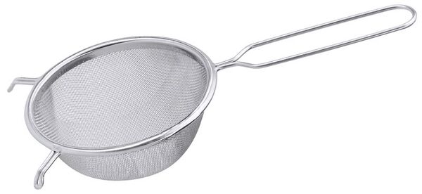 Passiersieb, runde Form, I: 0,4 ltr., D: 14 cm, L: 15 cm, Edelstahl