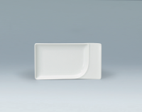Schönwald, Fine Dining - Platte, rechteckig, Fahne, weiss, uni, 19,7 x 10,8 cm Schönwald, Fine Dining - Platte, rechteckig, Fahne, weiss, uni, 19,7 x 10,8 cm