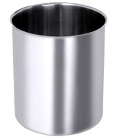 Zylindrischer Behälter ohne Griffe, I: 3 ltr., D: 16,5 cm, H: 18 cm, Edelstahl Zylindrischer Behälter ohne Griffe, I: 3 ltr., D: 16,5 cm, H: 18 cm, Edelstahl
