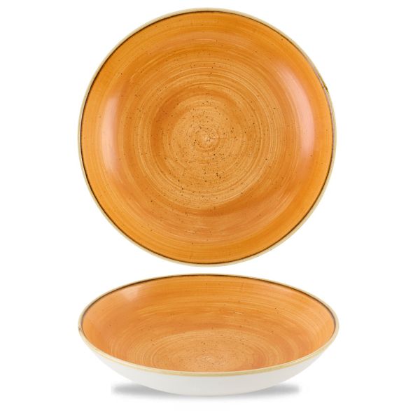 Churchill, Stonecast : Tangerine - Teller tief Coup, 24,8 cm/ 1,11 ltr.
