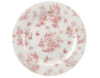 Churchill, Vintage Prints : Cranberry Toile - Teller flach Fahne 30,5 cm Churchill, Vintage Prints : Cranberry Toile - Teller flach Fahne 30,5 cm