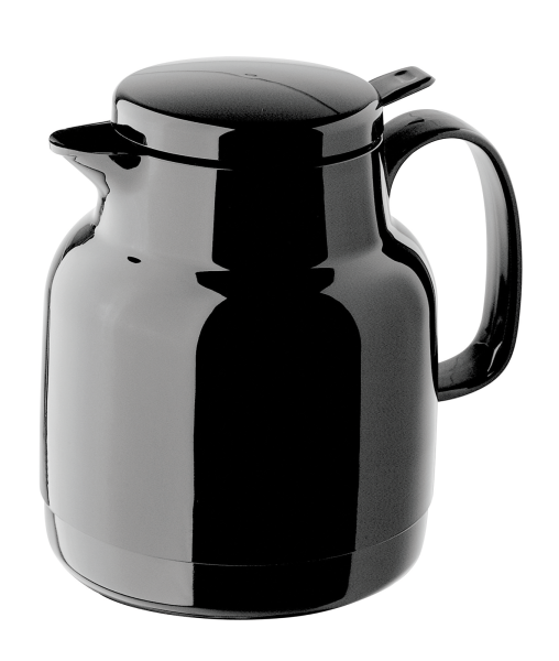 Isolierkanne Helios Mondo Push, Inhalt: 1,0 ltr., Farbe: schwarz