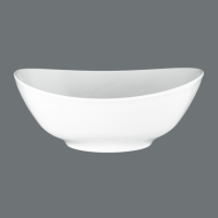 Seltmann Weiden, Meran, Steak & More - Schüssel oval 5414, weiss, uni, 18,5 cm/ 0,7 ltr. Seltmann Weiden, Meran, Steak & More - Schüssel oval 5414, weiss, uni, 18,5 cm/ 0,7 ltr.