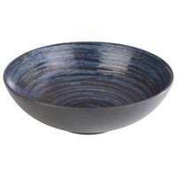 Schale LOOPS, D: 20,5 cm, H: 6,5 cm, Melamin, innen: Dekor, dunkelblau Schale LOOPS, D: 20,5 cm, H: 6,5 cm, Melamin, innen: Dekor, dunkelblau