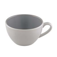 Bauscher, Sandstone : Dekor 700562 Gray Uni - Latte Macchiato-Obere nieder 0,45 ltr. Bauscher, Sandstone : Dekor 700562 Gray Uni - Latte Macchiato-Obere nieder 0,45 ltr.