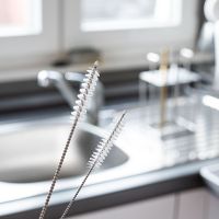 Vorschau: Gastro- Spülbürste für biegsame Trinkhalme, B: 12 mm, L: 36 cm Vorschau: Gastro- Spülbürste für biegsame Trinkhalme, B: 12 mm, L: 36 cm