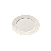Bauscher, Purity Reflections : Platte oval Fahne, bonewhite, uni, 24 x 18 cm Bauscher, Purity Reflections : Platte oval Fahne, bonewhite, uni, 24 x 18 cm