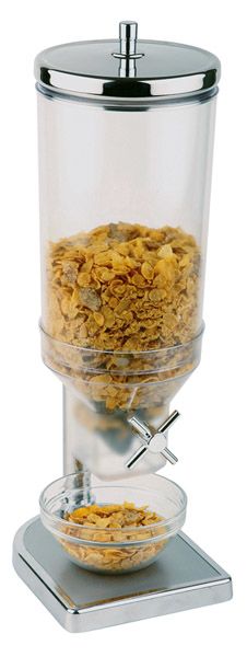 Cerealienspender FRESH & EASY, 22 x 17,5 cm, H: 52 cm, 4,5 ltr., Edelstahl