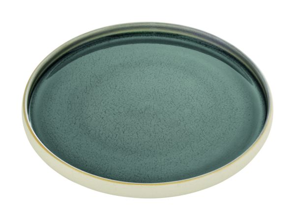 Playground, Steinzeug - NARA Grau : Teller flach rund 27 cm