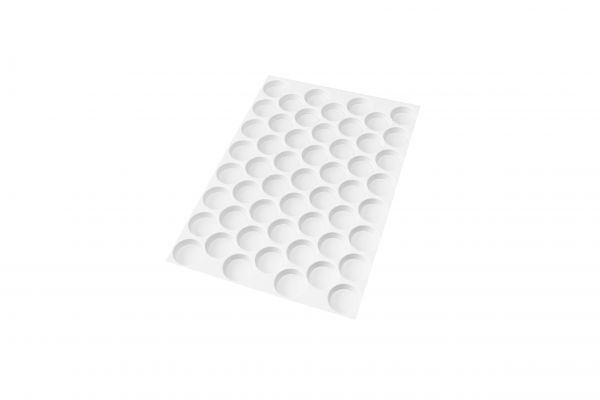 Ausstechmatte aus Kunststoffrund, glatt No. 3, D 53 mm