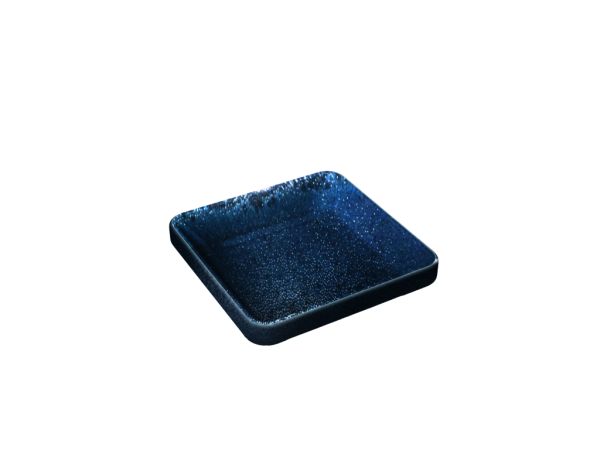 Playground, Steinzeug - NARA Schwarz : Schale flach eckig 9 x 9 cm/ 0,08 ltr.