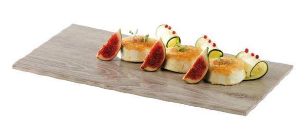 GN 1/3 Tablett DRIFTWOOD, OAK LIGHT 32,5 x 17,6 cm, H: 1,5 cm, Melamin, Holzoptik
